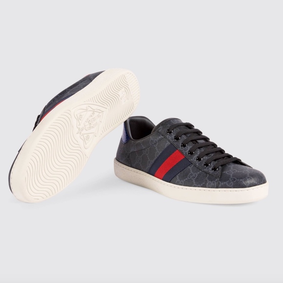 gucci gg supreme sneaker black